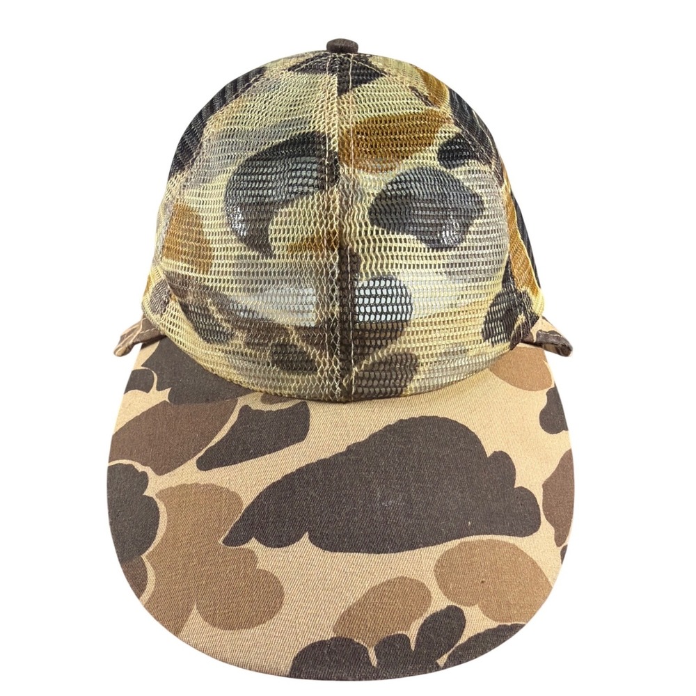 Vintage Columbia Sportswear Portland Oregon Camo Hunting Hat Made In USA Cap M